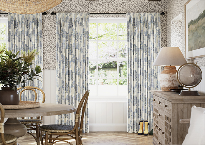 Coppice Faux Silk, Jean - Made to Measure Curtain - Image 3